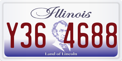IL license plate Y364688
