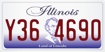 IL license plate Y364690