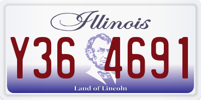 IL license plate Y364691