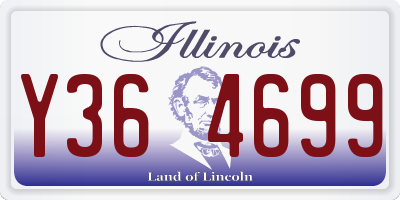 IL license plate Y364699