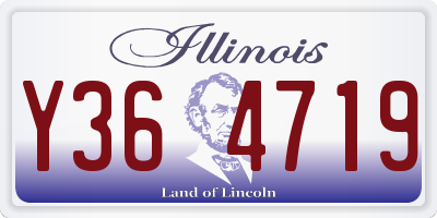 IL license plate Y364719