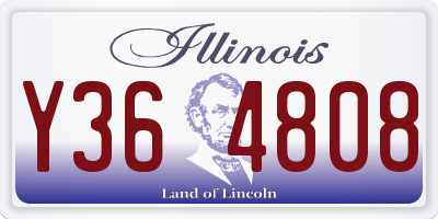 IL license plate Y364808