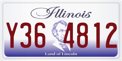 IL license plate Y364812