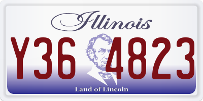 IL license plate Y364823