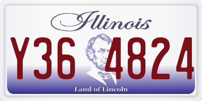 IL license plate Y364824