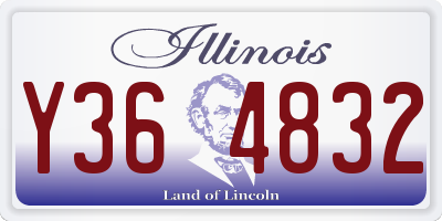 IL license plate Y364832