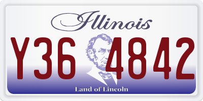 IL license plate Y364842