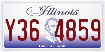 IL license plate Y364859