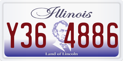 IL license plate Y364886