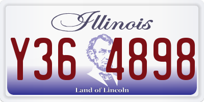 IL license plate Y364898