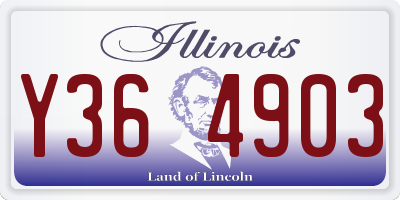 IL license plate Y364903