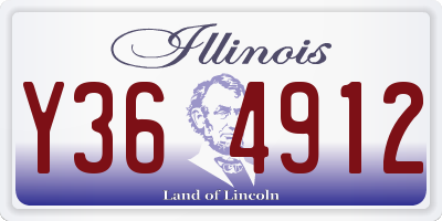 IL license plate Y364912