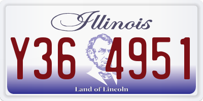 IL license plate Y364951