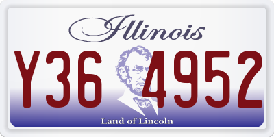 IL license plate Y364952