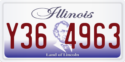 IL license plate Y364963