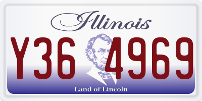 IL license plate Y364969
