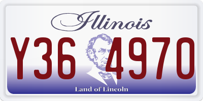 IL license plate Y364970