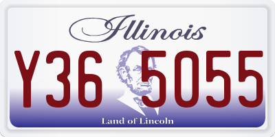IL license plate Y365055