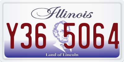 IL license plate Y365064