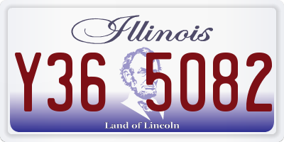 IL license plate Y365082