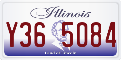 IL license plate Y365084