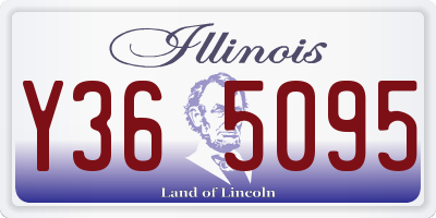 IL license plate Y365095