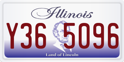 IL license plate Y365096