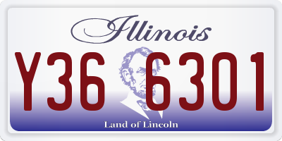 IL license plate Y366301