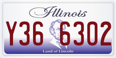 IL license plate Y366302