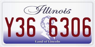 IL license plate Y366306