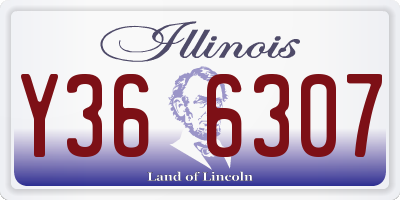 IL license plate Y366307