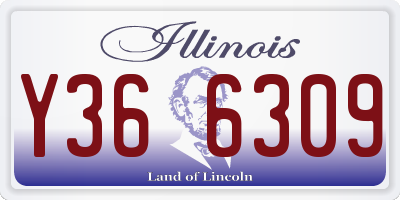 IL license plate Y366309