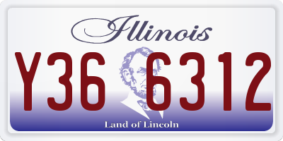 IL license plate Y366312