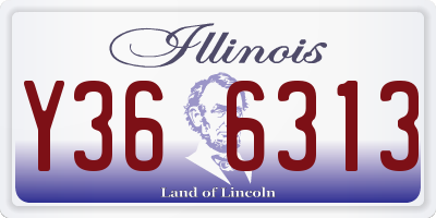 IL license plate Y366313