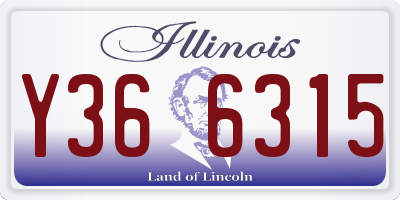 IL license plate Y366315