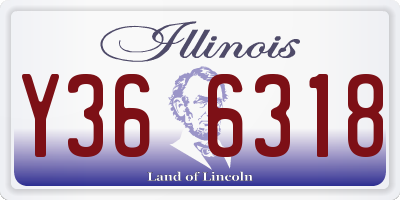 IL license plate Y366318
