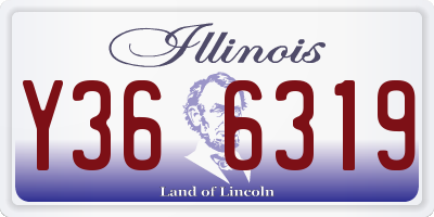 IL license plate Y366319