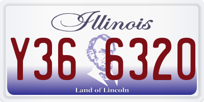 IL license plate Y366320