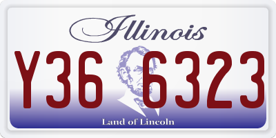 IL license plate Y366323