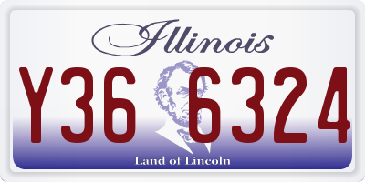IL license plate Y366324