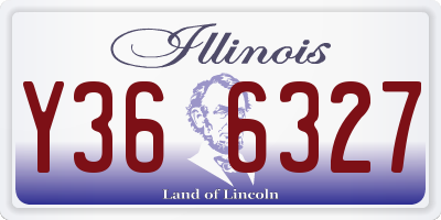 IL license plate Y366327