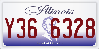 IL license plate Y366328