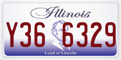IL license plate Y366329
