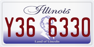 IL license plate Y366330