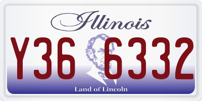 IL license plate Y366332