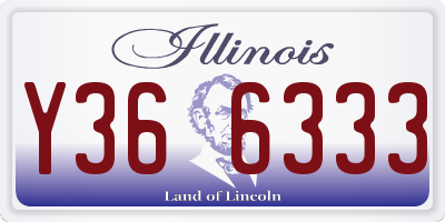 IL license plate Y366333