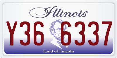 IL license plate Y366337