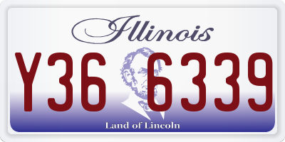 IL license plate Y366339