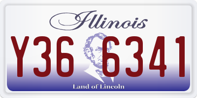 IL license plate Y366341