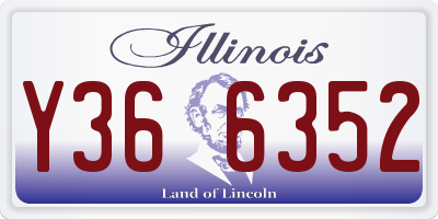 IL license plate Y366352